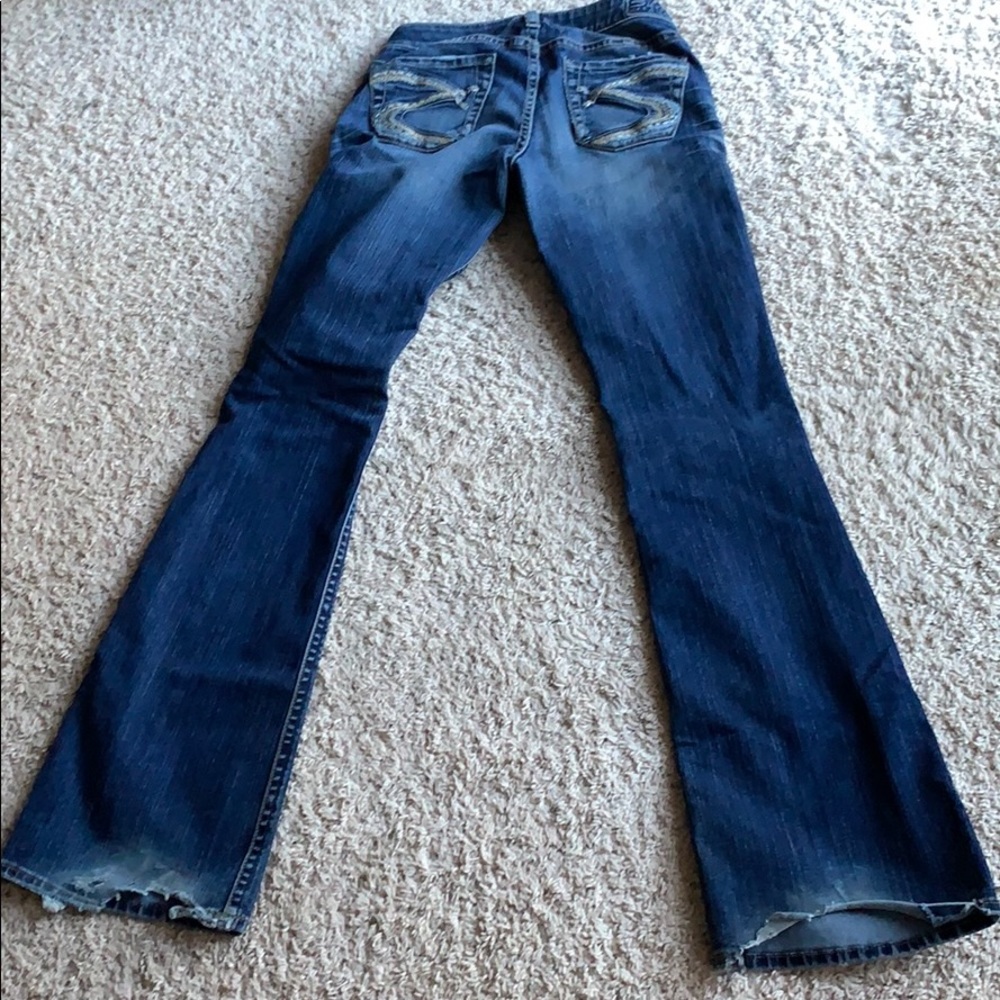 Silver jeans